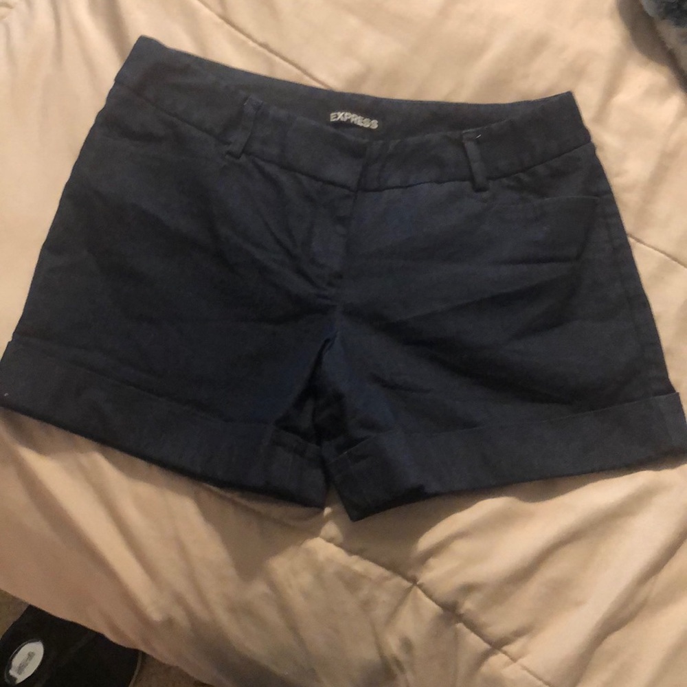 Express Blue Jean Shorts